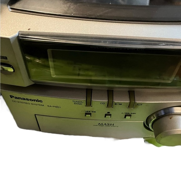 Panasonic CD Stereo System Player SA-PM01 Remote 2 Speakers Sunday Best-PM01 - Picture 4 of 7